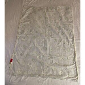 Amy Coe White Blue Lion Baby Blanket Safari Jungle Animal Limited Edition